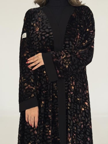 عباية شيفون مخمل قصة نص كلوش