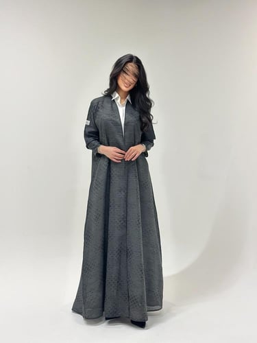 عباية لنن هندي رسمة خاصة توفيس