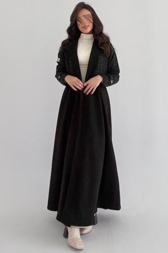 عباية شامواه مع شانيل قصة ربع كلوش