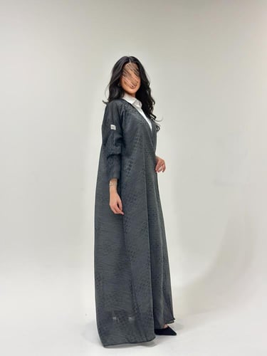 عباية لنن هندي رسمة خاصة توفيس