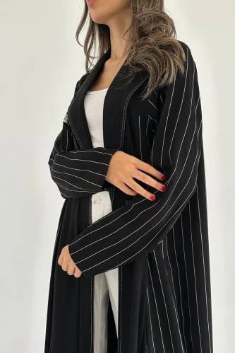 عبايه بياقه كريب ملكي قصة نص كلوش