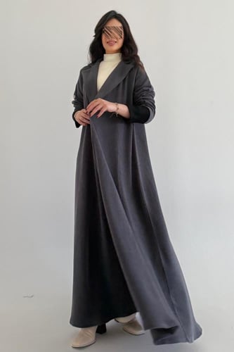 عباية صوف ايطالي قصة ربع كلوش