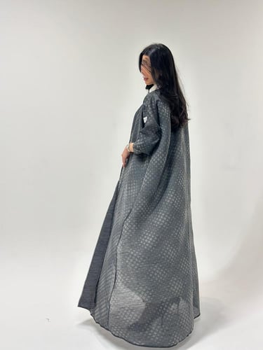 عباية لنن هندي رسمة خاصة توفيس