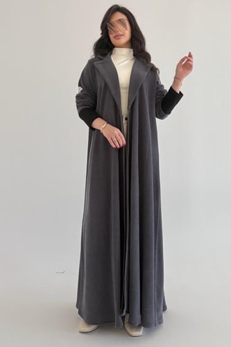 عباية صوف ايطالي قصة ربع كلوش