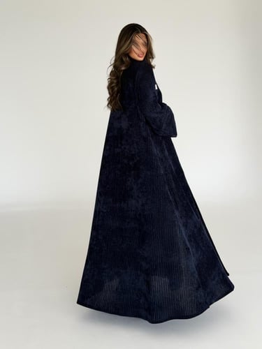 عباية صوف كحلي قصة نص كلوش