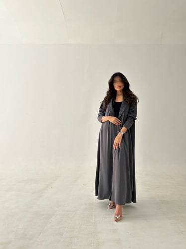 عباية كريب بارد نص كلوش