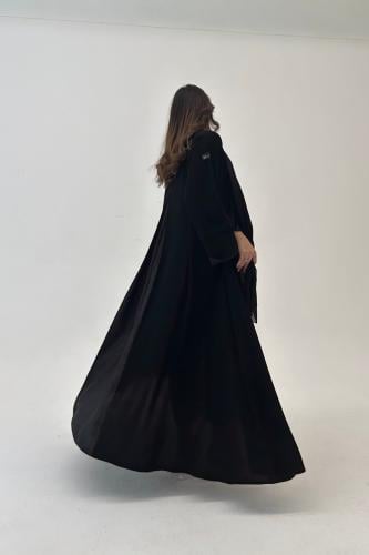 عباية لف كريب مع كسر من الخلف