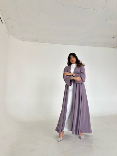 عباية ناعمة كريب قصة نص كلوش