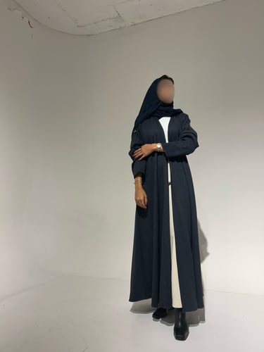 عباية صوف قصة ربع كلوش