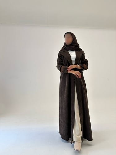 عباية شامواه ايطالي مقلم قصة ربع كلوش