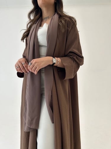 عباية لنن قطن هندي