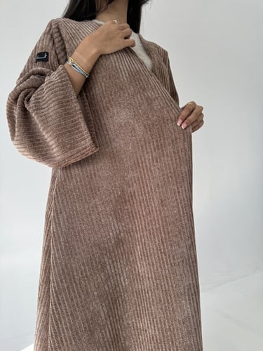 عباية صوف قصة ربع كلوش