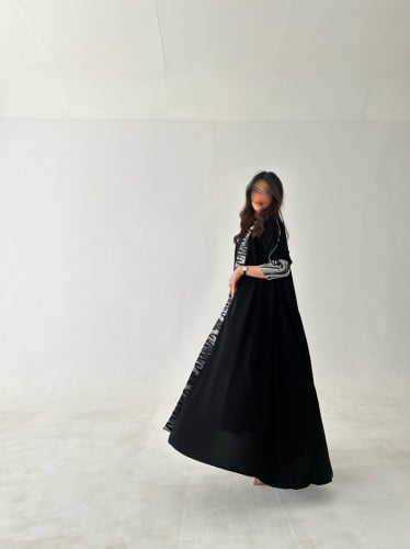 عباية اسود فاحم ملكي قصة نص كلوش