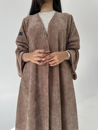 عباية صوف قصة ربع كلوش