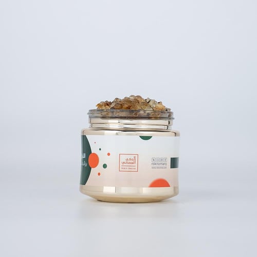 بخور لبان عماني مسقى بخشب الصندل 80 جم – مزيج اللب...