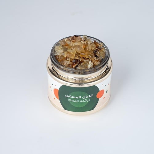 لبان بخور عماني فاخر مسقى بالمسك 80 جرام طبيعي من...