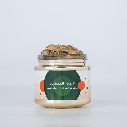 لبان مسقى بالخلطة السلطانية 80 جرام بخور عماني برا...