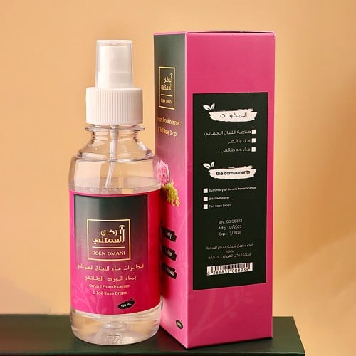 قطرات ماء اللبان بماء الورد الطائفي للبشرة 150 ملل...