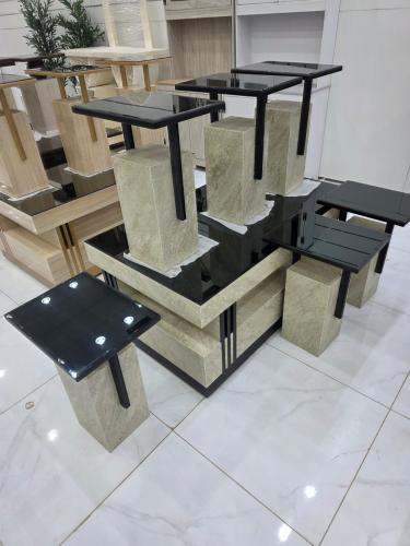 طاولات 7 قطع مراية