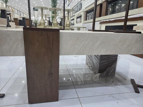 طاولات 5 قطع خشب فرميكا