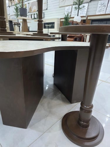 طاولات 8 قطع بديل الحجر NEW