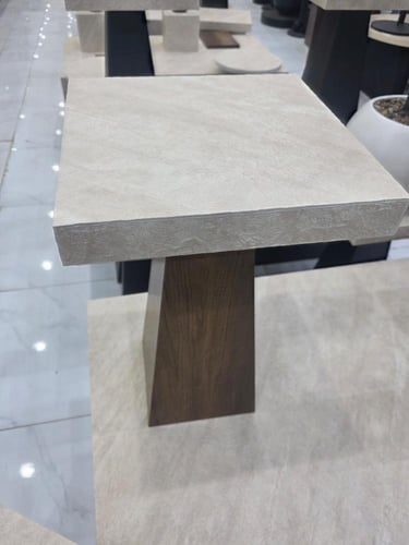 طاولات 5 قطع خشب فرميكا