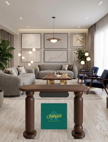 مدخل خشب سويدي بني بدرج