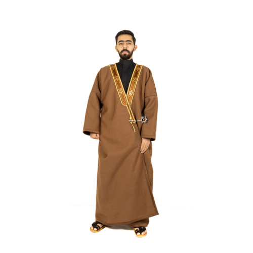 فروة رجالية فاخرة من وبر اللاما أناقة ودفء شتوي فا...