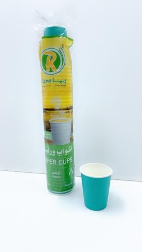 اكواب ورقية 8 اونص سنقل سميك 40 كوب ملون