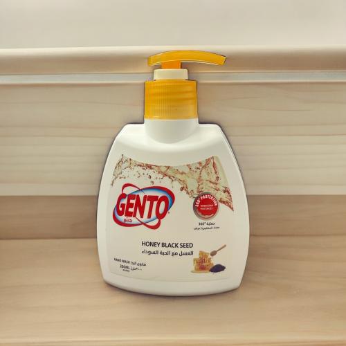 جنتو صابو اليد 200 مل بالعسل والحبة السوداء _ مضاد...