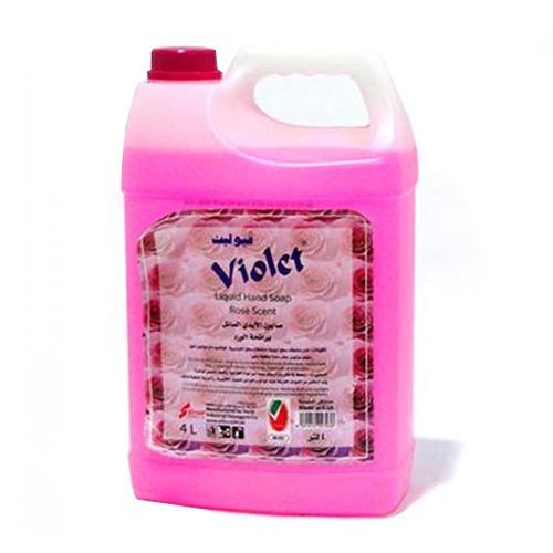 فيوليت صابون الايدي السائل 4 لتر برائحة الورد