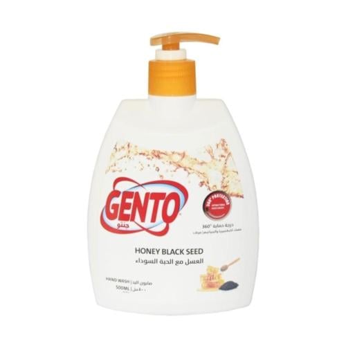 جنتو صابو اليد 500 مل بالعسل والحبة السوداء _ مضاد...