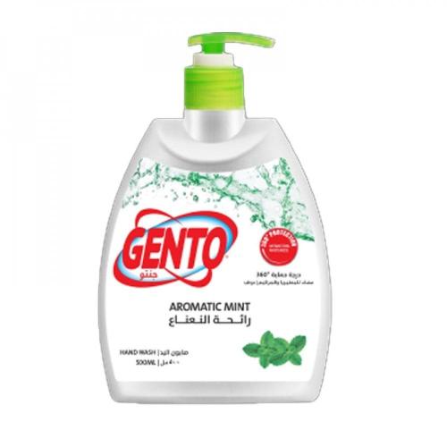 جنتو صابو اليد 500 مل نعناع _ مضاد للبكتيريا والجر...