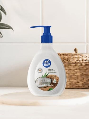 موبي صابون اليدين والجسم 450 مل جوز الهند
