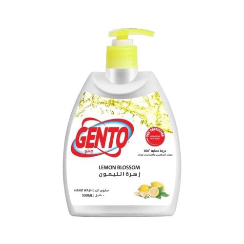 جنتو صابو اليد 500 مل زهرة الليمون _ مضاد للبكتيري...