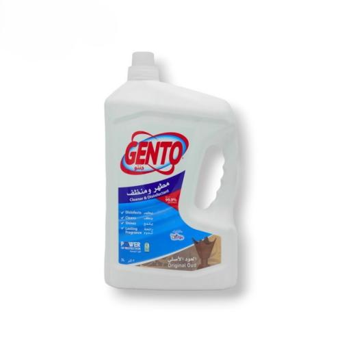 جنتو مطهر ومنظف 3 لتر برائحة العود الاصلي