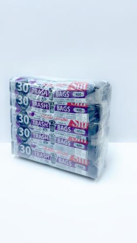 اكياس نفايات 30 جالون عدد 10 رول 4 كيلو