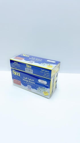 الاسفنجة القوية _ اسفنج مزود بليف قوي وسميك 9 قطع