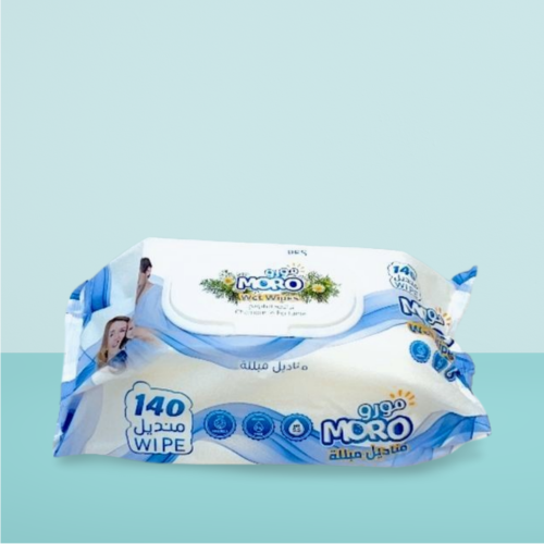 مورو مناديل مبللة 140 منديل برائحة البابونج