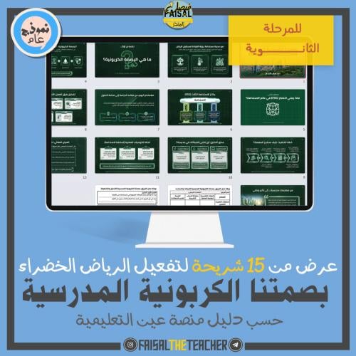 عرض بصمتنا الكربونية المدرسية (تفعيل يوم الرياض ال...