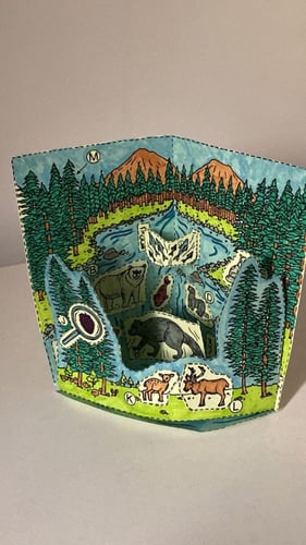 نموذج POP-UP لمنطقة الغابات الشمالية (التيجة)