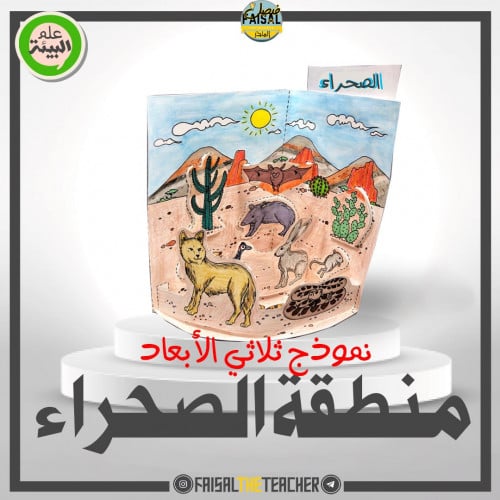 نموذج POP-UP لمنطقة الصحراء