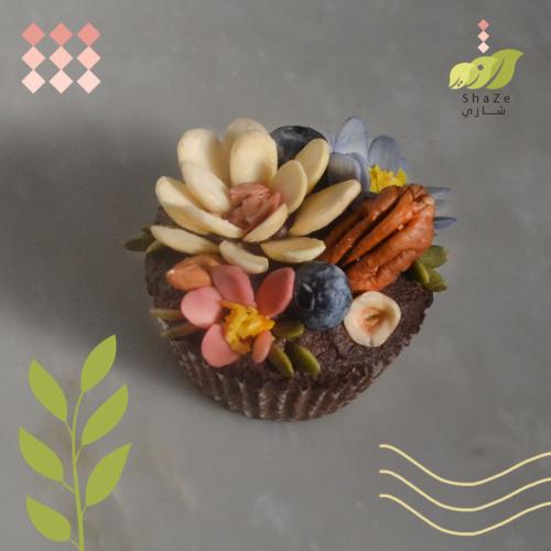 بوكس كب كيك الشوكولاتة كيتو ( 6 حبات )