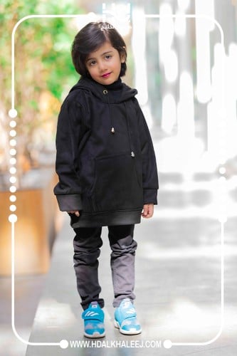 بلوفر اطفال شتوي شامواه اسود