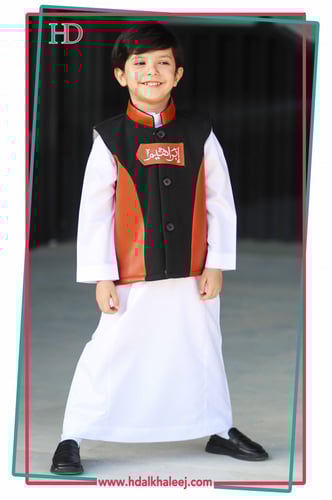 سديري شتوي اسود مبطن بفرو