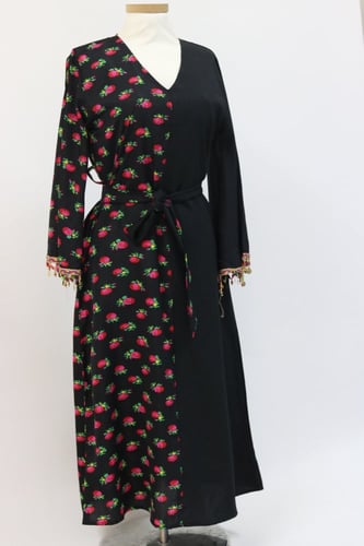 جلابيه نسائي اسود (مقاس طويل)