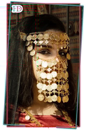 برقع نسائي_اكسسوار