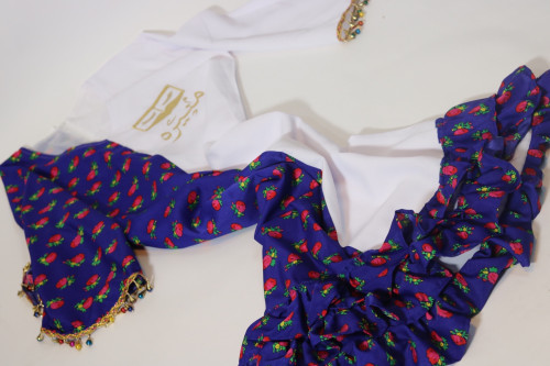 جلابيه نسائي كحلي(كسرات الطول ميد)