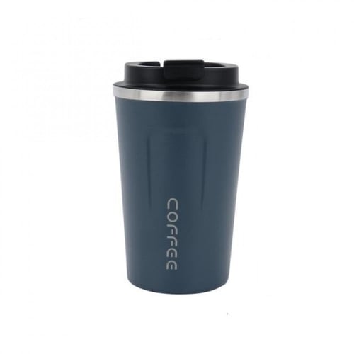 كوب استيل حافظ للحرارة سعة 380 مل اللون كحلي