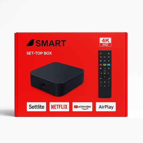Smart 4k يدعم ستلايت